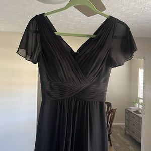 A.W Bridal black wedding dress